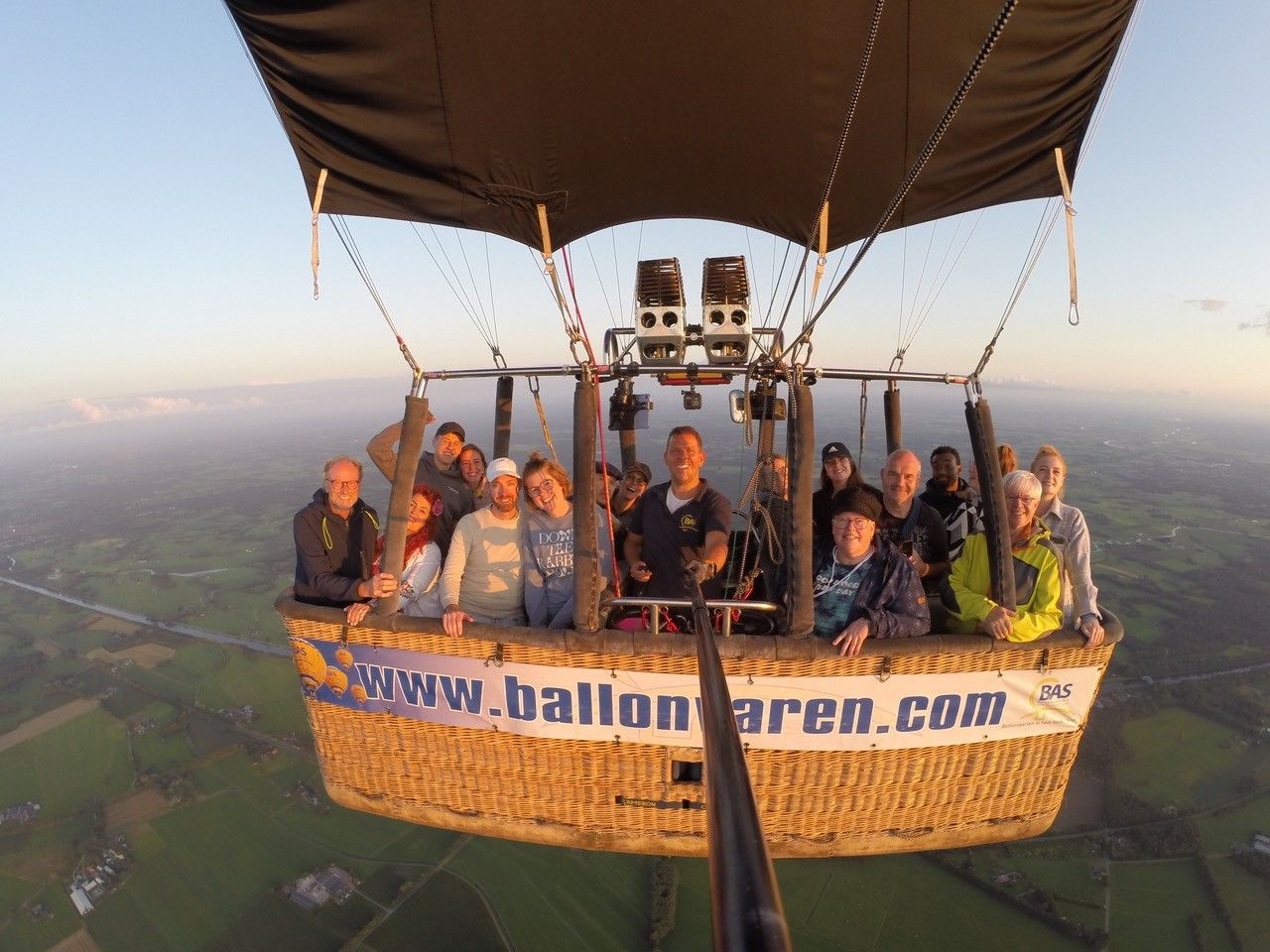 Maqqie Luchtballon vanaf Deventer